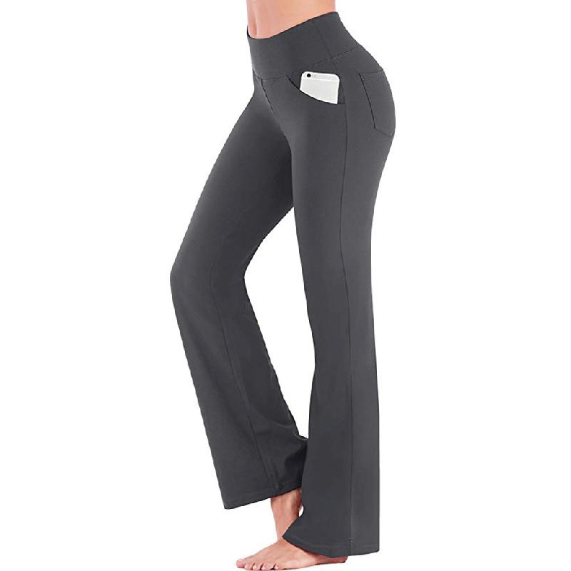 Avelena | Damen hoher Taille und ausgestelltem Bein Yogahose