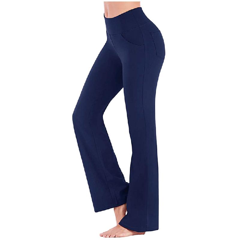 Avelena | Damen hoher Taille und ausgestelltem Bein Yogahose