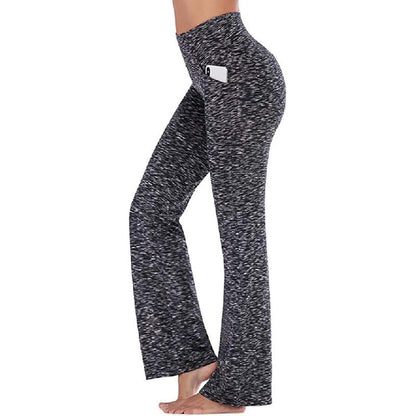 Avelena | Damen hoher Taille und ausgestelltem Bein Yogahose