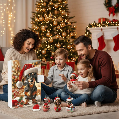 Avelena | 24-tägiger Adventskalender mit Dackelthema für Tierliebhaber