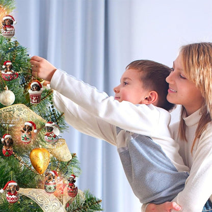 Avelena | 24-tägiger Adventskalender mit Dackelthema für Tierliebhaber