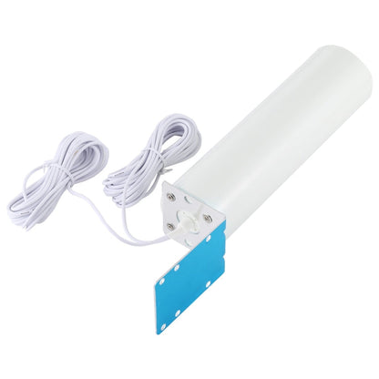 Avelena | 4G LTE WiFi 12DBi Omni Außenfassantenne mit CRC9 männlich (Weiß)