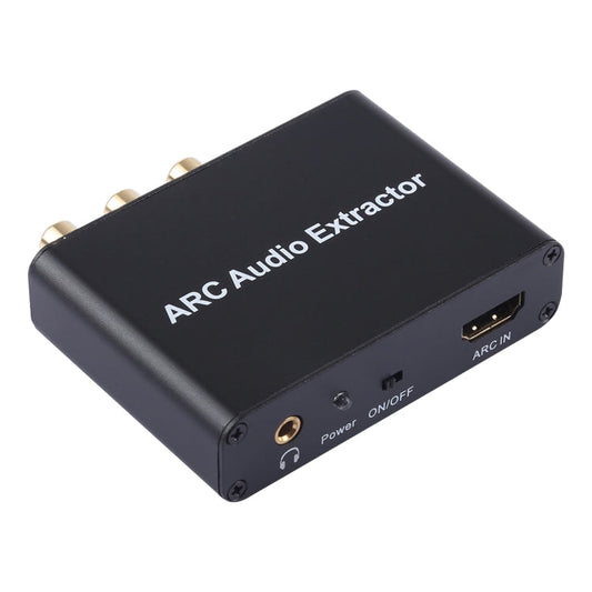 Avelena | 192KHz ARC Audio Extractor HDMI ARC zu SPDIF + Koaxial + L/R Converter Audio Rückkanal Adapter