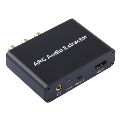 Avelena | 192KHz ARC Audio Extractor HDMI ARC zu SPDIF + Koaxial + L/R Converter Audio Rückkanal Adapter