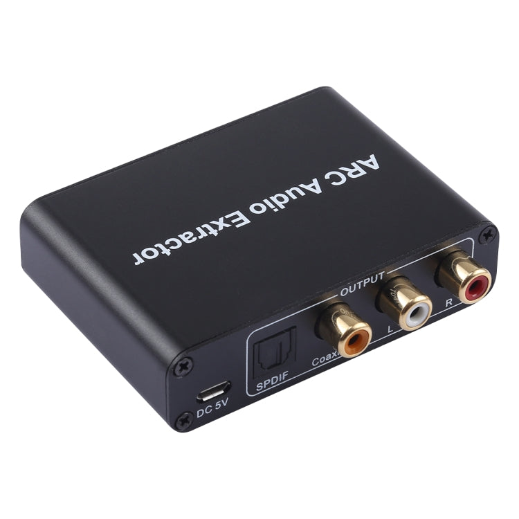Avelena | 192KHz ARC Audio Extractor HDMI ARC zu SPDIF + Koaxial + L/R Converter Audio Rückkanal Adapter