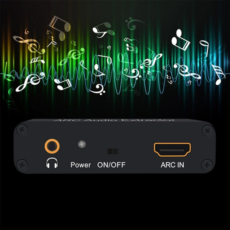 Avelena | 192KHz ARC Audio Extractor HDMI ARC zu SPDIF + Koaxial + L/R Converter Audio Rückkanal Adapter