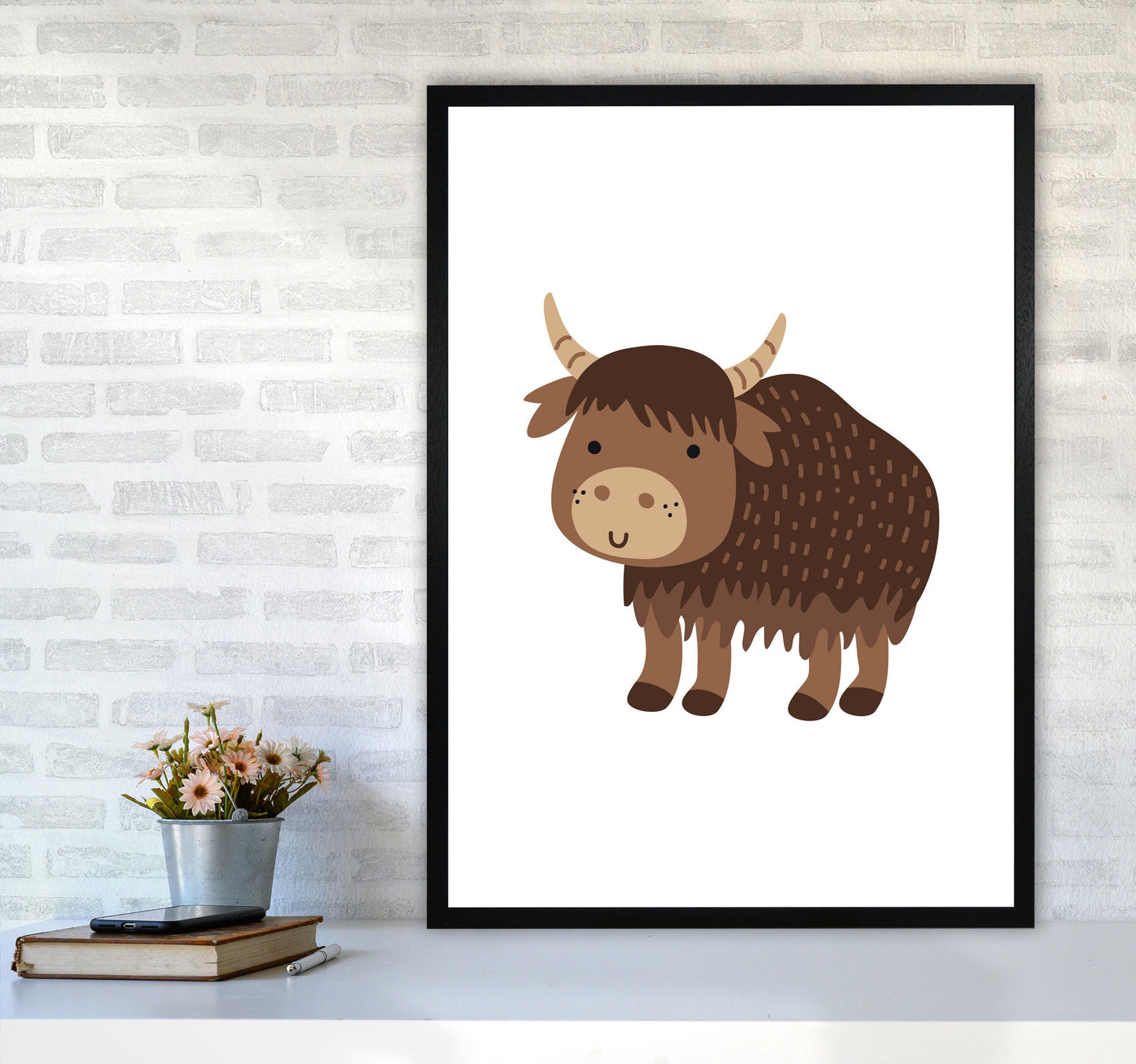Avelena | Kinder Tiere, Yak Moderne Druck