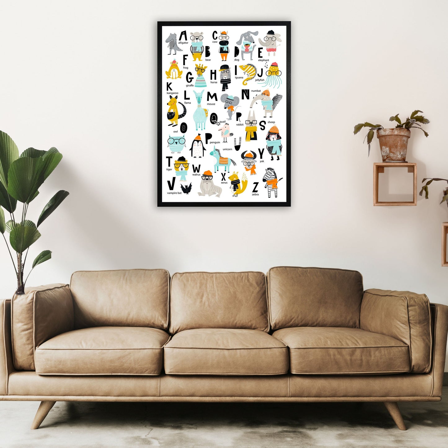Avelena | ABC Tiere coole Kunstdruck