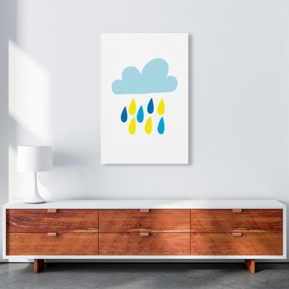 Avelena | Blau Regenhimmel Modern Druck