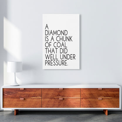 Avelena | Ein unter Druck stehendes Diamanten gerahmtes Typografie Zitat Wandkunstdruck
