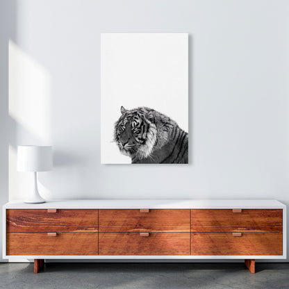 Avelena | Schwarz und Weiß Tiger Moderne Druck Tier Kunstdruck