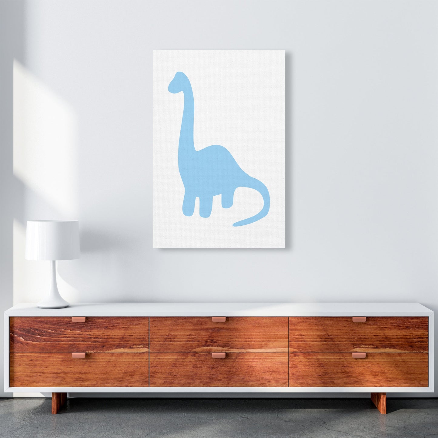 Avelena | Brach Licht Blau Kunstdruck