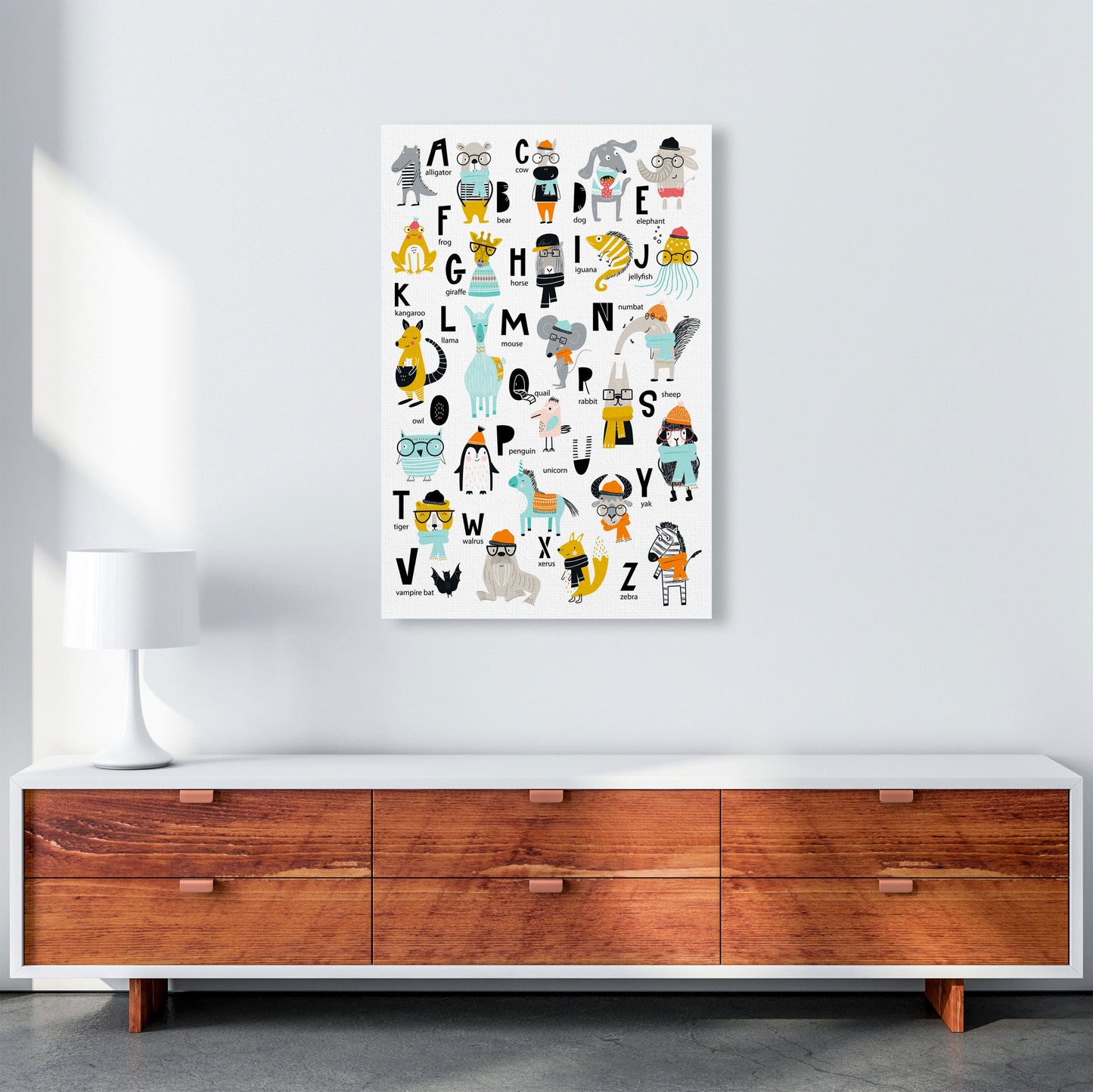 Avelena | ABC Tiere coole Kunstdruck