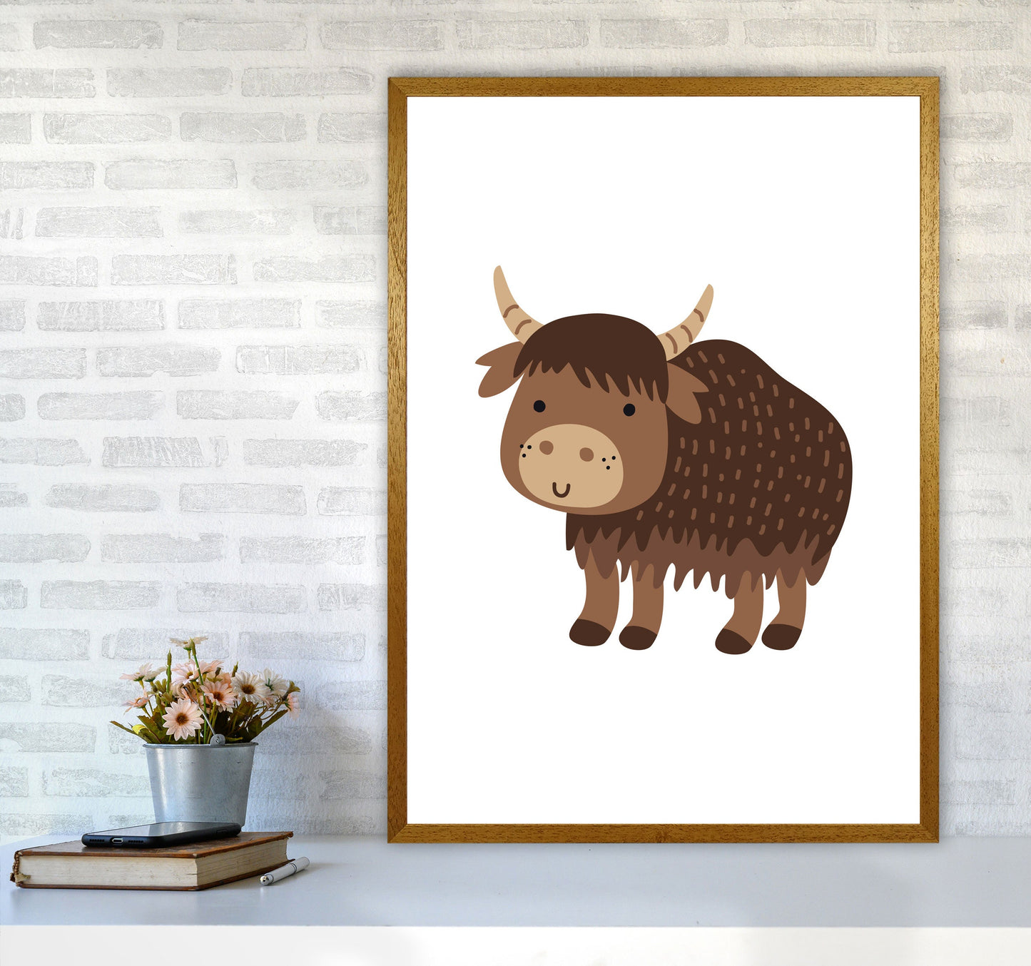 Avelena | Kinder Tiere, Yak Moderne Druck