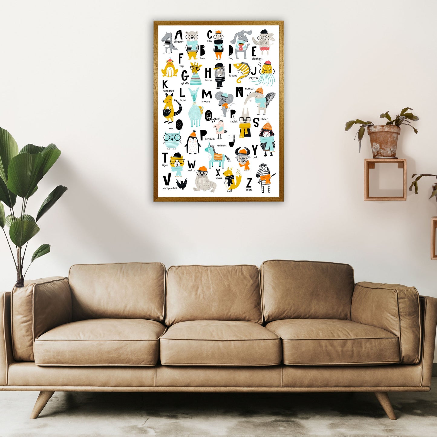 Avelena | ABC Tiere coole Kunstdruck