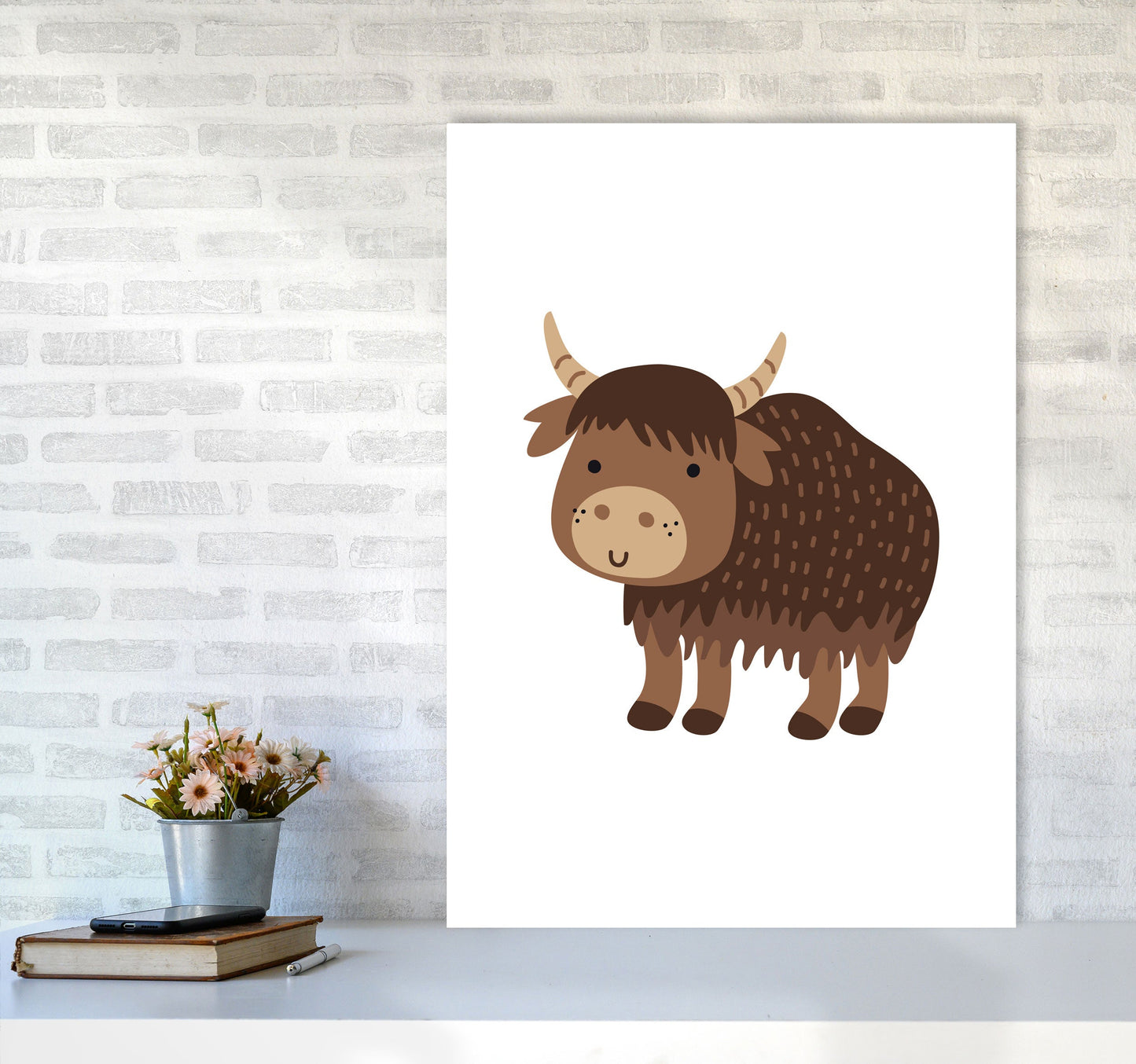 Avelena | Kinder Tiere, Yak Moderne Druck