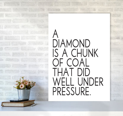 Avelena | Ein unter Druck stehendes Diamanten gerahmtes Typografie Zitat Wandkunstdruck