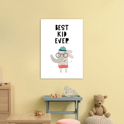 Avelena | Best Kid Ever Tiere Pop Art Druck von Pixy Paper