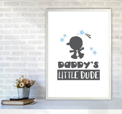 Avelena | Daddy's Little Dude Rahmen Kinderzimmer Kunstdruck