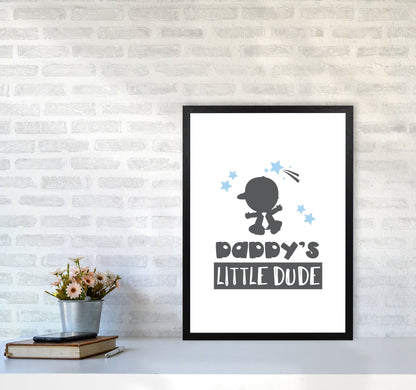 Avelena | Daddy's Little Dude Rahmen Kinderzimmer Kunstdruck