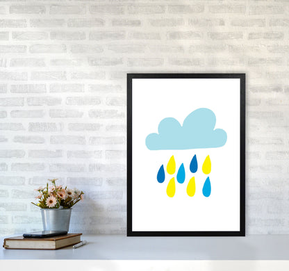 Avelena | Blau Regenhimmel Modern Druck