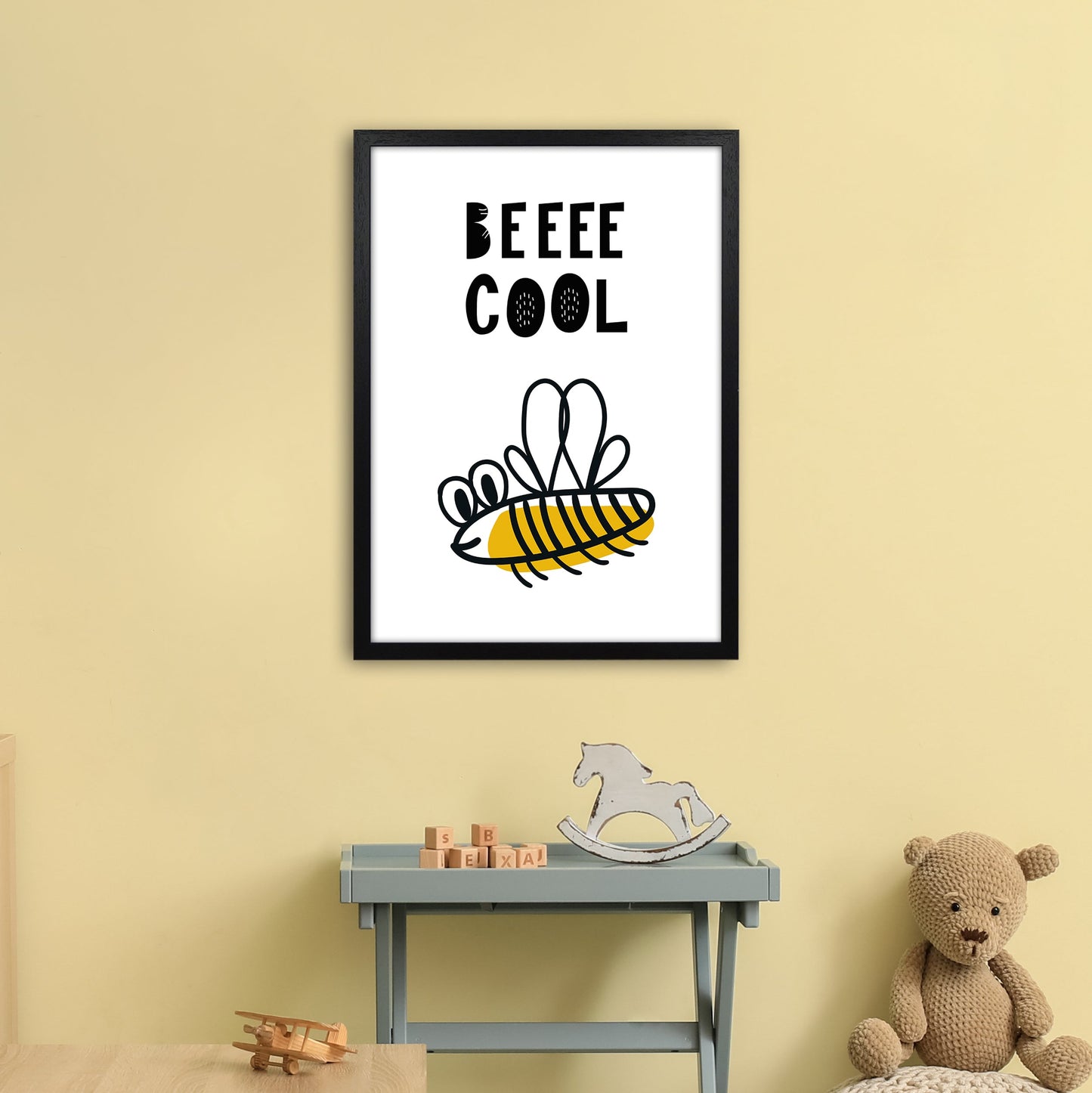 Avelena | Bee Cool Pop Art Druck von Pixy Paper