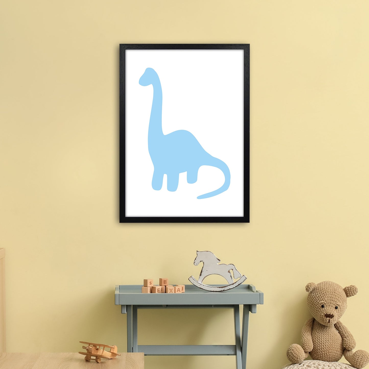 Avelena | Brach Licht Blau Kunstdruck