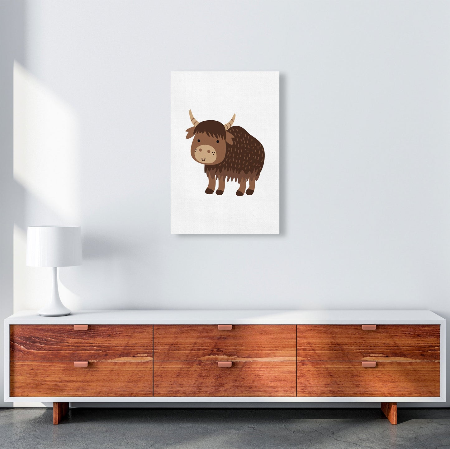 Avelena | Kinder Tiere, Yak Moderne Druck