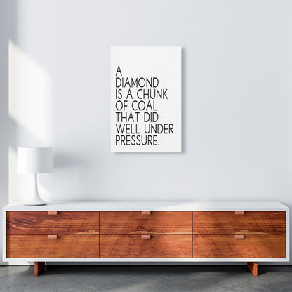 Avelena | Ein unter Druck stehendes Diamanten gerahmtes Typografie Zitat Wandkunstdruck