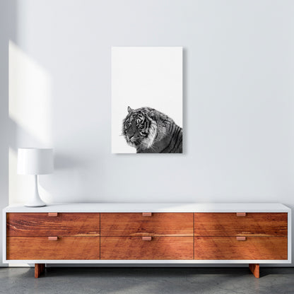 Avelena | Schwarz und Weiß Tiger Moderne Druck Tier Kunstdruck