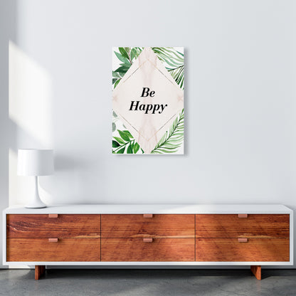 Avelena | Be Happy Exotisches Kunstdruck von Pixy Paper