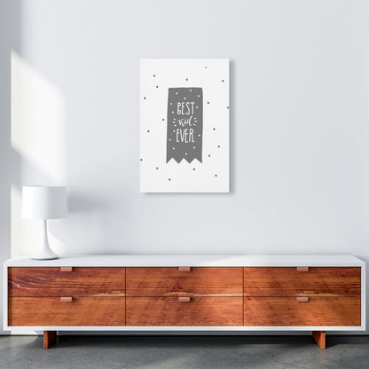 Avelena | Best Kid Ever Grau Super Scandi Kunstdruck von Pixy Paper