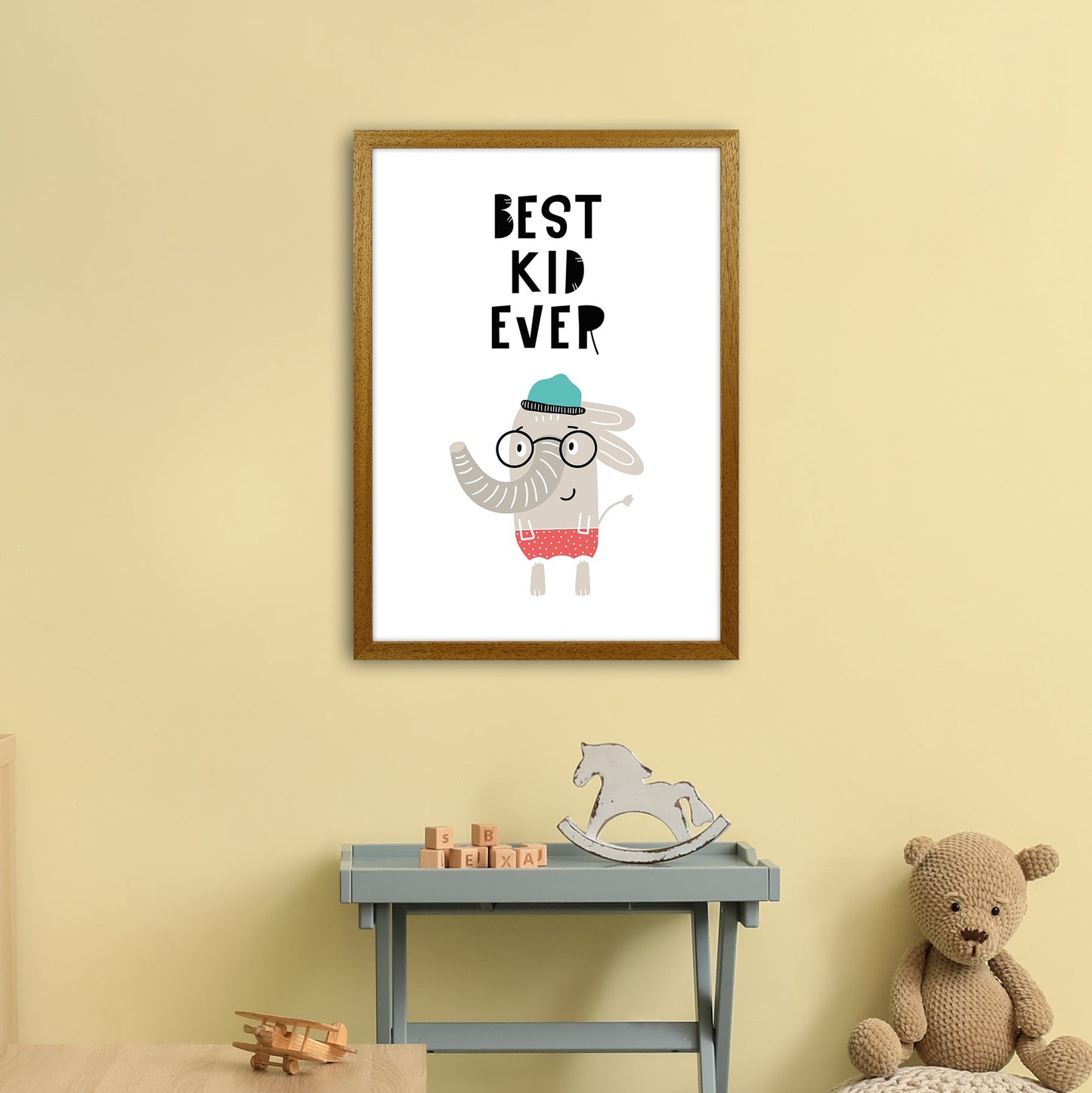 Avelena | Best Kid Ever Tiere Pop Art Druck von Pixy Paper