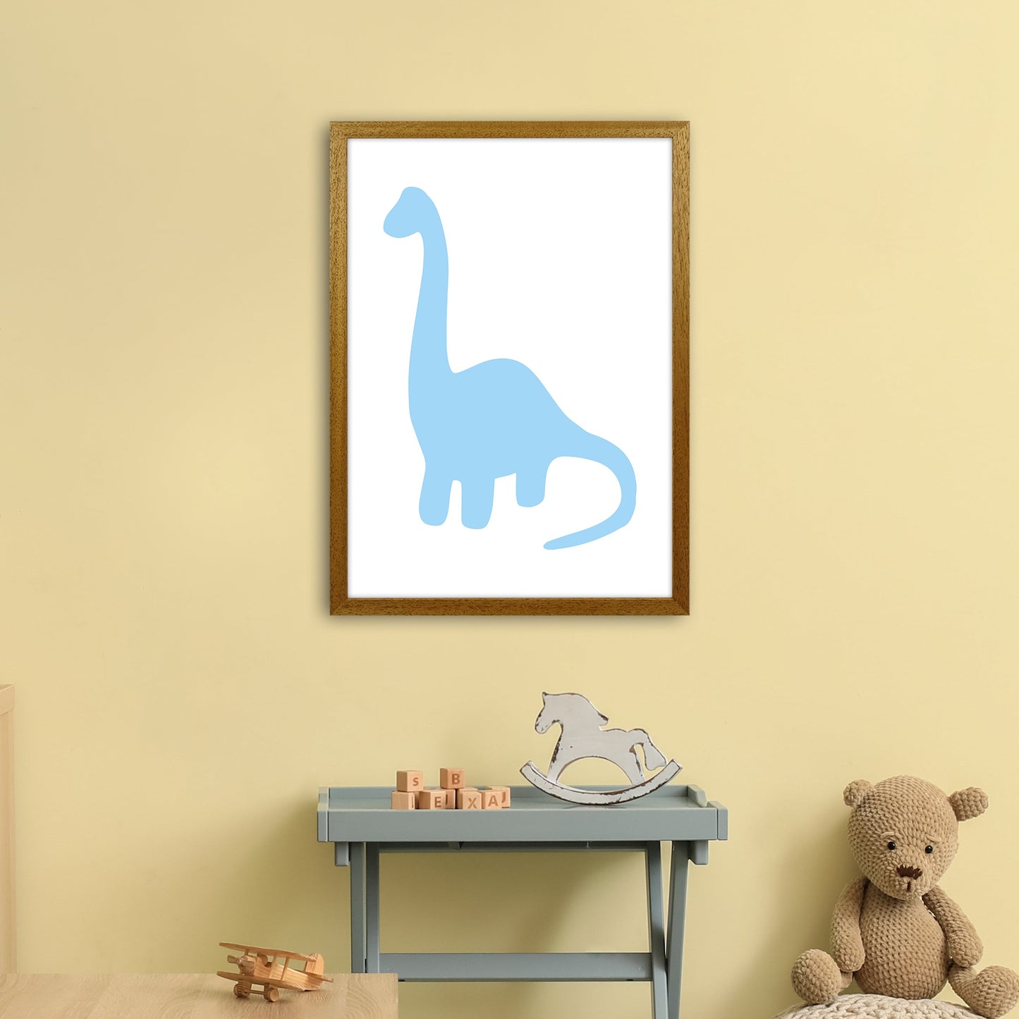 Avelena | Brach Licht Blau Kunstdruck
