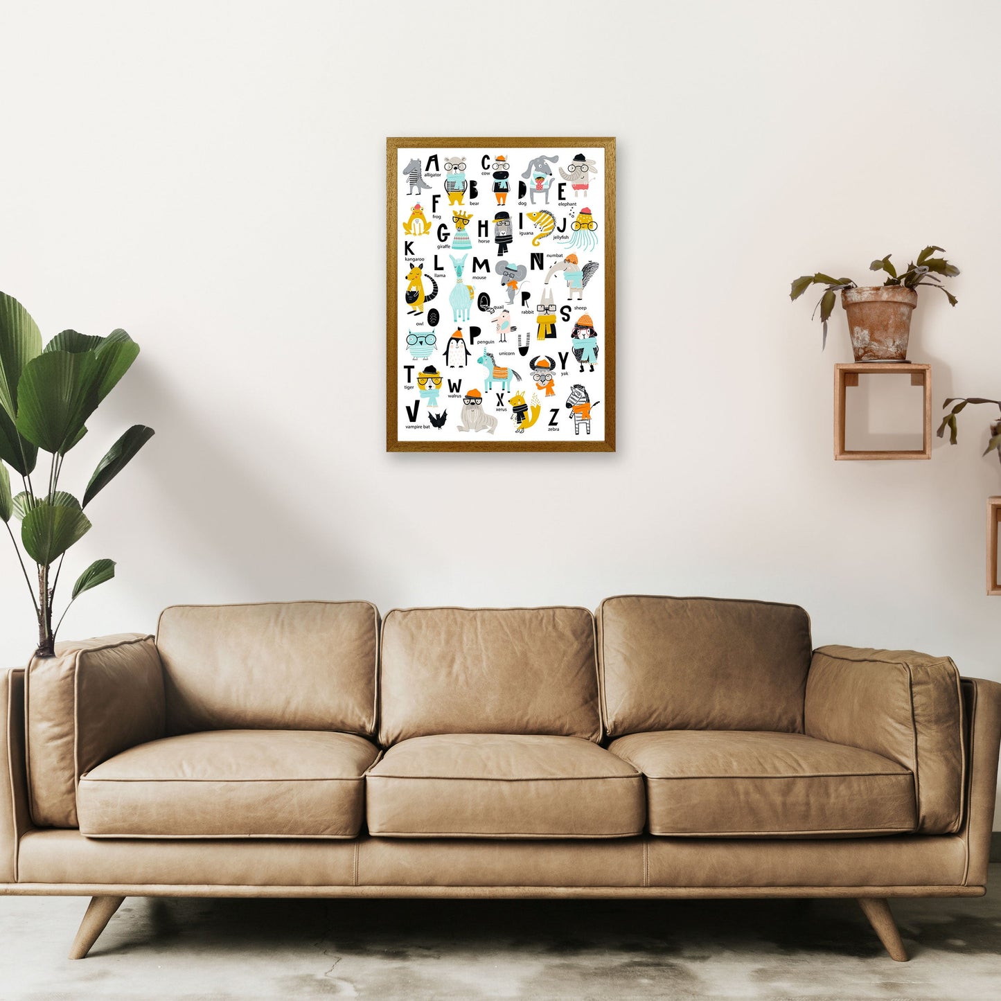 Avelena | ABC Tiere coole Kunstdruck