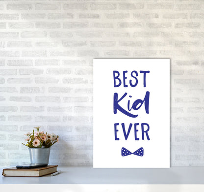 Avelena | Best Kid Ever Navy Rahmen Kinderzimmer Wandkunst Druck