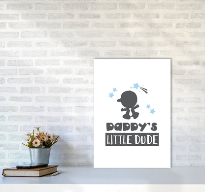Avelena | Daddy's Little Dude Rahmen Kinderzimmer Kunstdruck