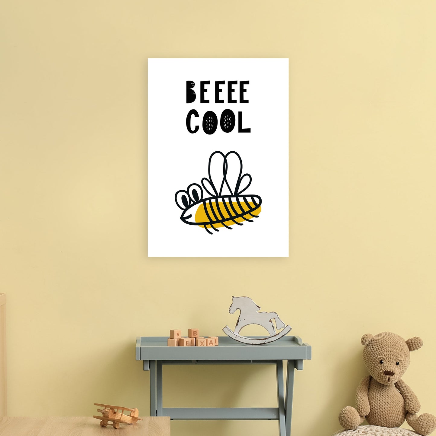 Avelena | Bee Cool Pop Art Druck von Pixy Paper