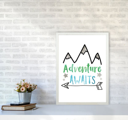Avelena | Abenteuer warten Aquarell Modern Druck
