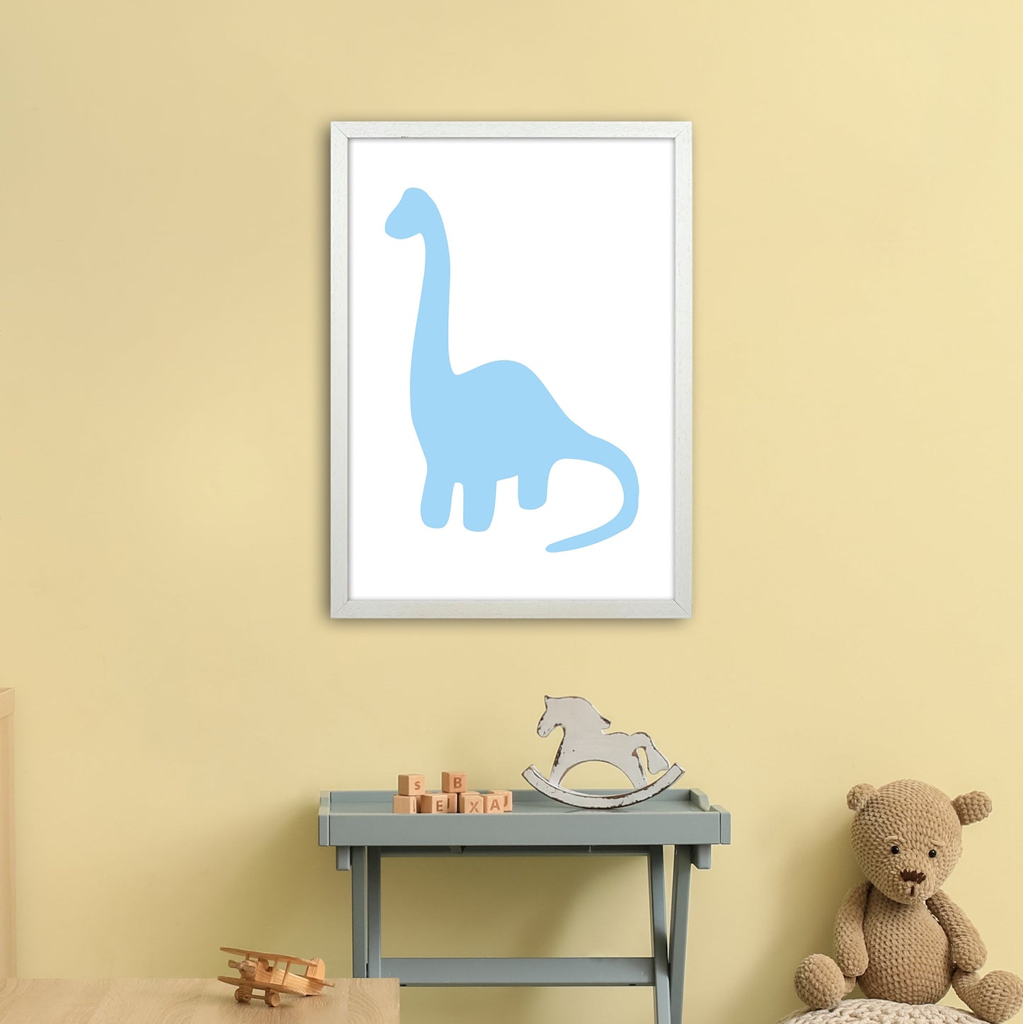 Avelena | Brach Licht Blau Kunstdruck