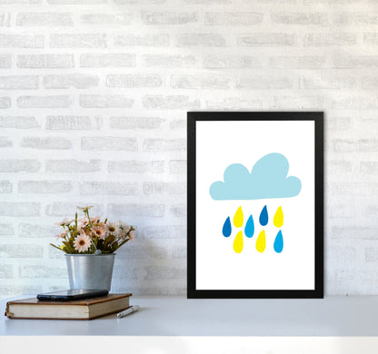 Avelena | Blau Regenhimmel Modern Druck