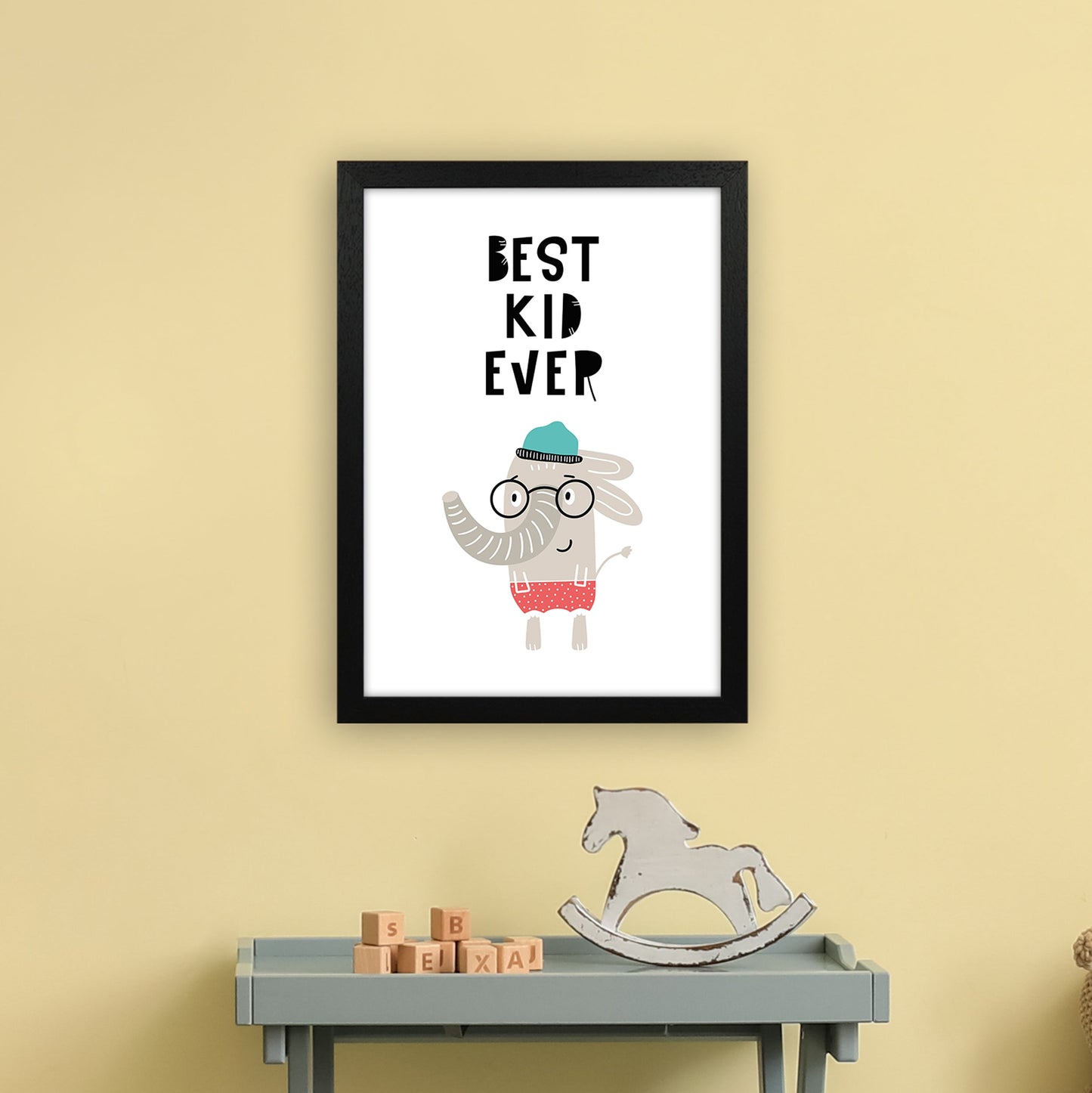 Avelena | Best Kid Ever Tiere Pop Art Druck von Pixy Paper