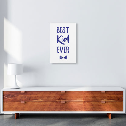 Avelena | Best Kid Ever Navy Rahmen Kinderzimmer Wandkunst Druck