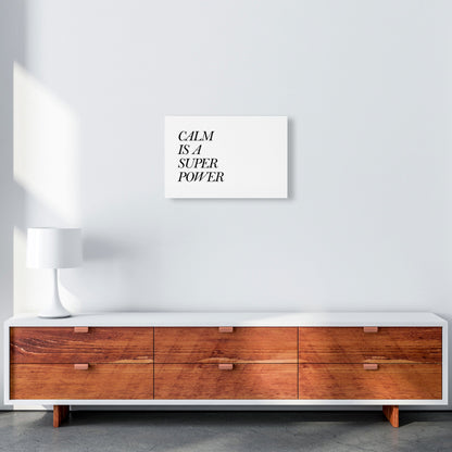 Avelena | Calm Is A Superpower Rahmen Typografie Wandkunstdruck
