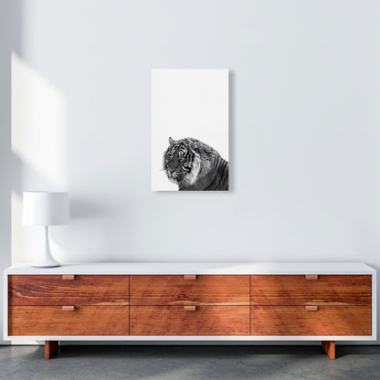 Avelena | Schwarz und Weiß Tiger Moderne Druck Tier Kunstdruck