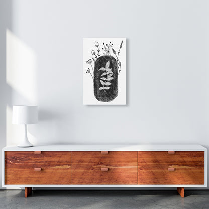 Avelena | Dalia Kreide Schwarz Floral Kunstdruck Von Pixy Paper