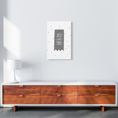 Avelena | Best Kid Ever Grau Super Scandi Kunstdruck von Pixy Paper