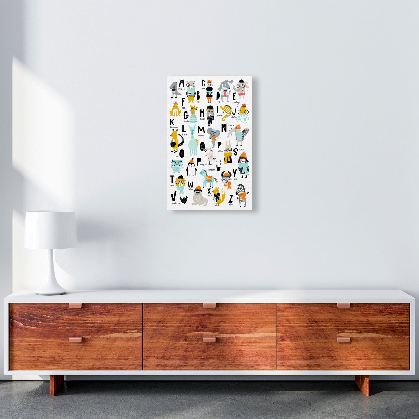 Avelena | ABC Tiere coole Kunstdruck