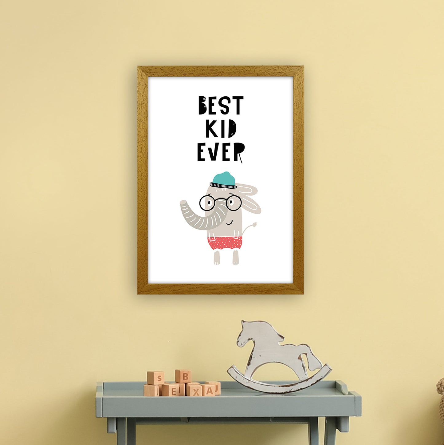 Avelena | Best Kid Ever Tiere Pop Art Druck von Pixy Paper
