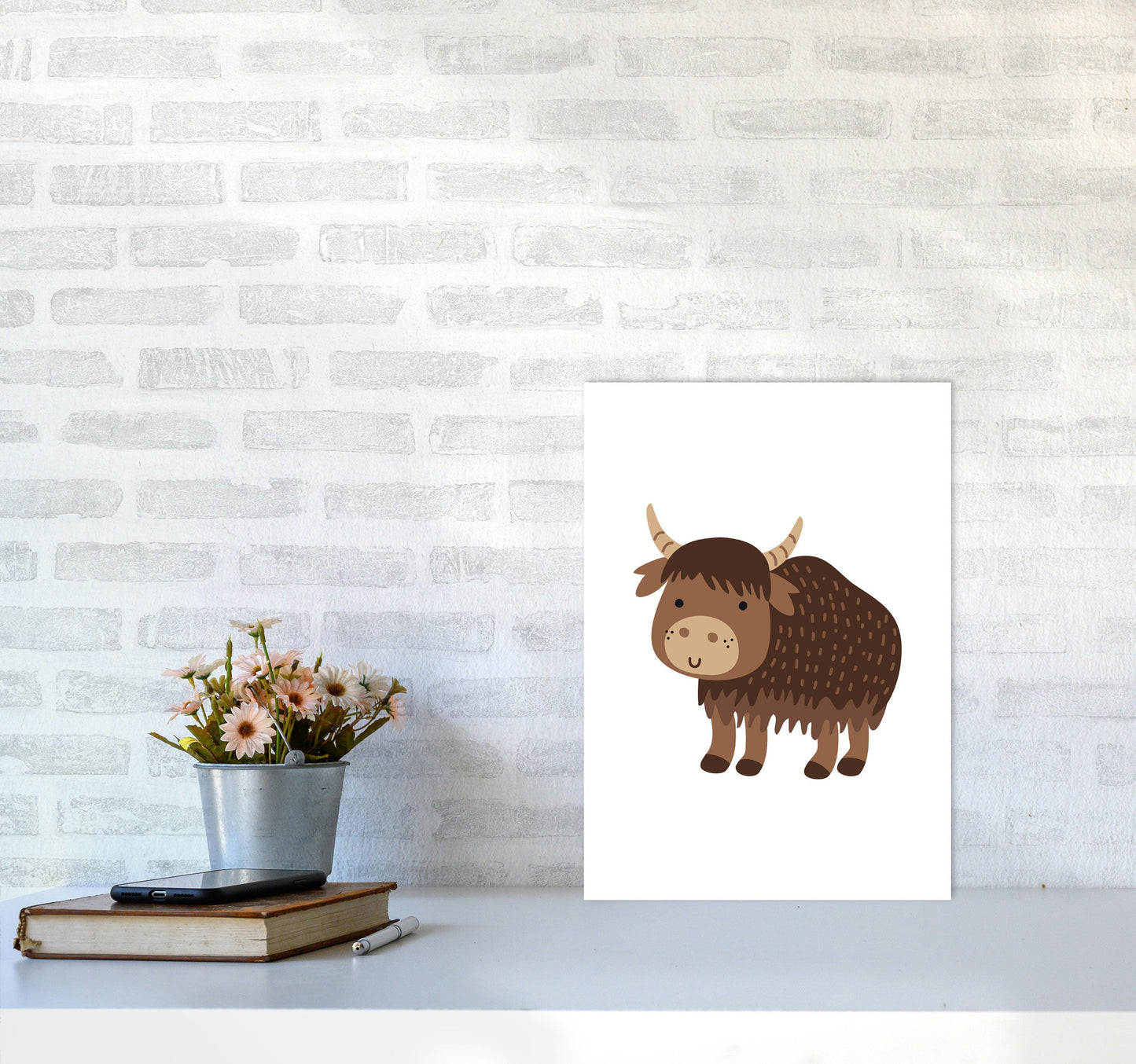 Avelena | Kinder Tiere, Yak Moderne Druck